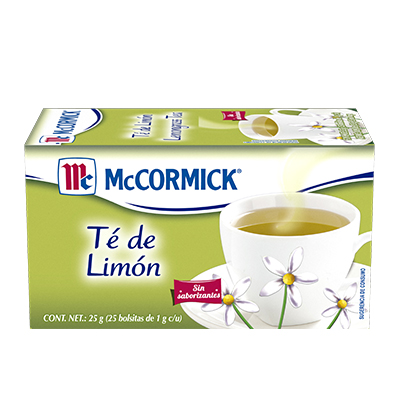 Té de Limón McCormick Caja con 25 Sobres