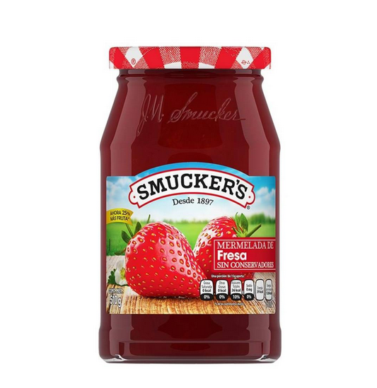 Mermelada de Fresa Smucker's Frasco Vidrio 510 g