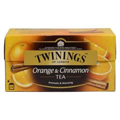 Té Negro sabor Naranja y Canela Twinings Caja con 25 Sobres