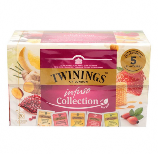 Té Colección de Infusiones Twinings 1/20 pzs. de 2 gr./ caja 8 pzs