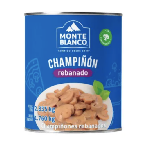 Champiñón Rebanado Monte Blanco 2.835 kg