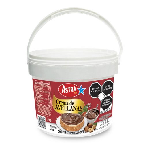 Crema de Avellanas Astra 3 Kg